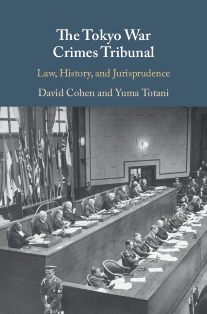 Couverture_The Tokyo War Crimes Tribunal