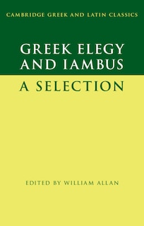 Front cover_Greek Elegy And Iambus