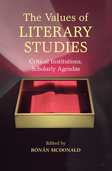 Front cover_The Values Of Literary Studies