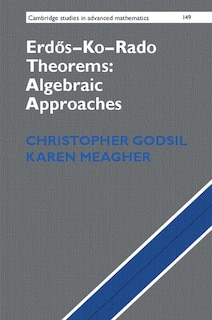 Front cover_Erdõs–Ko–Rado Theorems: Algebraic Approaches