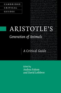 Couverture_Aristotle's Generation Of Animals