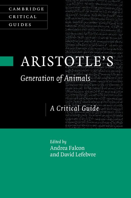 Couverture_Aristotle's Generation Of Animals