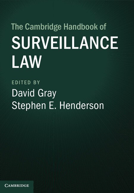 Front cover_The Cambridge Handbook Of Surveillance Law