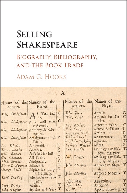 Front cover_Selling Shakespeare