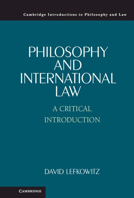 Front cover_Philosophy And International Law