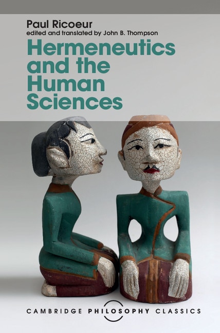 Front cover_Hermeneutics And The Human Sciences