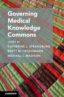 Couverture_Governing Medical Knowledge Commons
