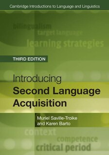 Front cover_Introducing Second Language Acquisition