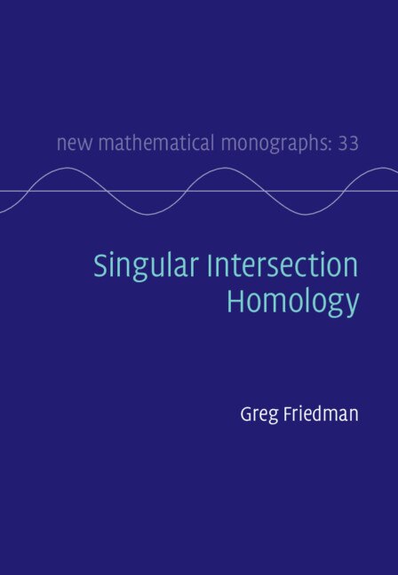 Front cover_Singular Intersection Homology