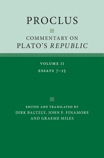 Front cover_Proclus: Commentary On Plato's 'republic'