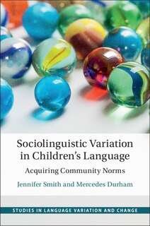 Front cover_Sociolinguistic Variation In Children's Language