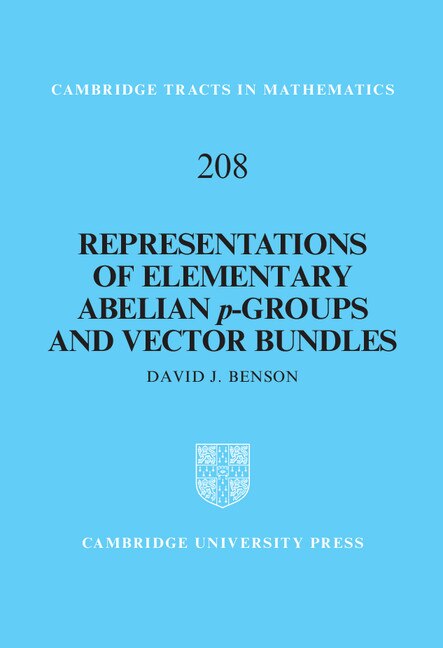 Front cover_Representations Of Elementary Abelian P-groups And Vector Bundles