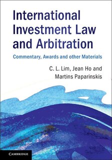 Couverture_International Investment Law And Arbitration