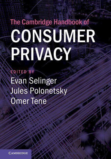 Couverture_The Cambridge Handbook Of Consumer Privacy