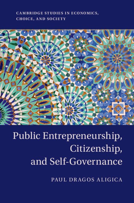 Front cover_Public Entrepreneurship, Citizenship, And Self-governance