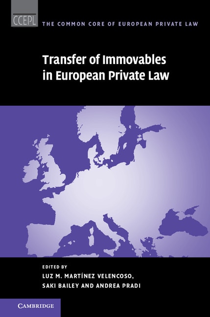 Couverture_Transfer of Immovables in European Private Law