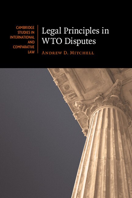 Front cover_Legal Principles in WTO Disputes