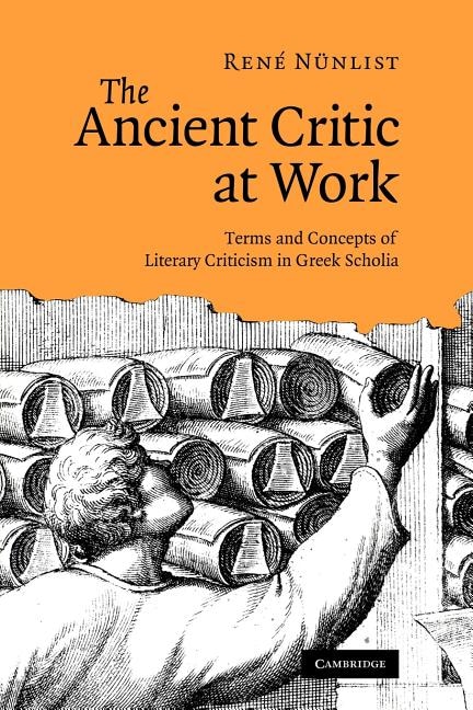 Front cover_The Ancient Critic at Work