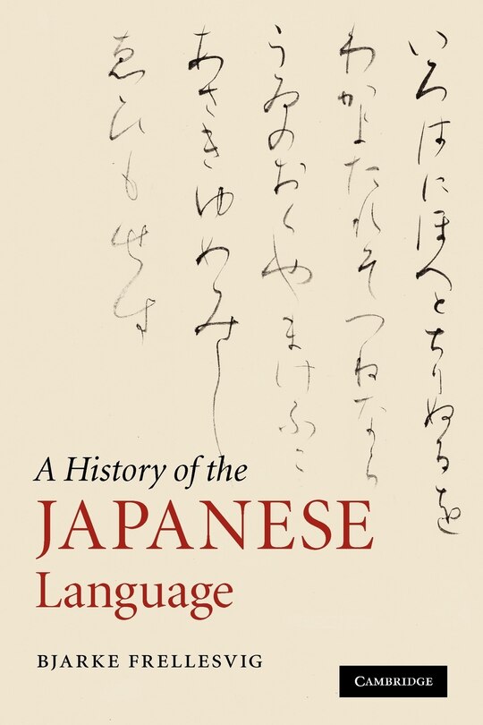 Couverture_A History of the Japanese Language
