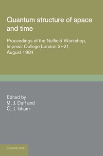 Couverture_Quantum Structure of Space and Time