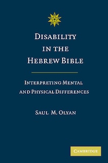 Front cover_Disability in the Hebrew Bible