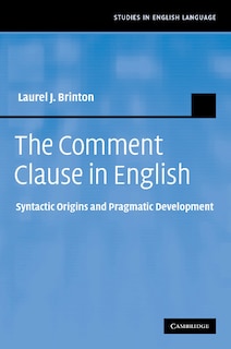 Couverture_The Comment Clause in English