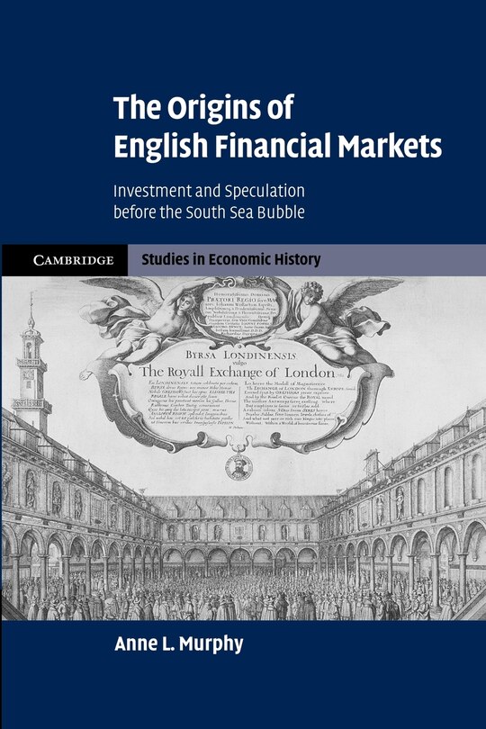 Couverture_The Origins of English Financial Markets