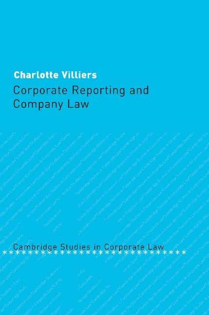 Front cover_Corporate Reporting and Company Law
