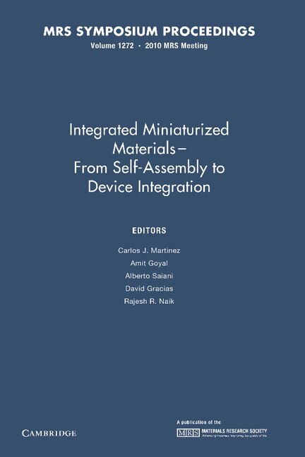 Front cover_Integrated Miniaturized Materials: Volume 1272