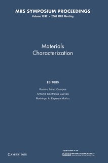 Front cover_Materials Characterization: Volume 1242
