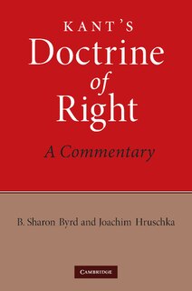 Couverture_Kant's Doctrine Of Right