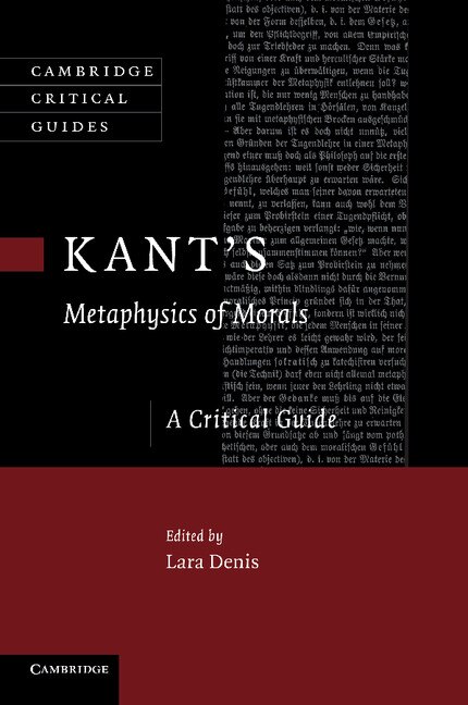 Couverture_Kant's Metaphysics Of Morals