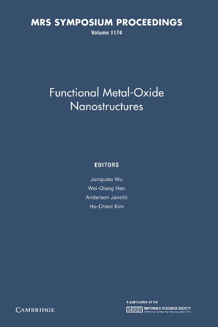 Functional Metal-oxide Nanostructures: Volume 1174