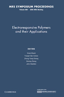 Couverture_Electroresponsive Polymers And Their Applications: Volume 889