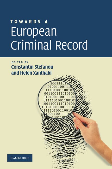 Front cover_Towards a European Criminal Record