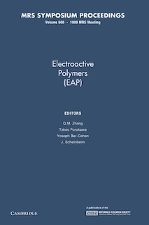 Front cover_Electroactive Polymers (eap): Volume 600