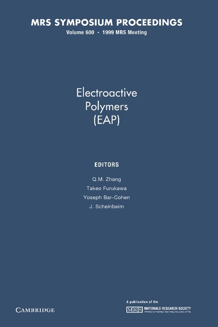 Front cover_Electroactive Polymers (eap): Volume 600