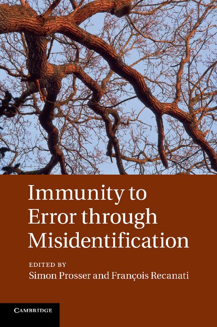 Front cover_Immunity To Error Through Misidentification