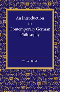 Couverture_An Introduction To Contemporary German Philosophy