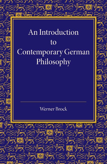 Couverture_An Introduction To Contemporary German Philosophy
