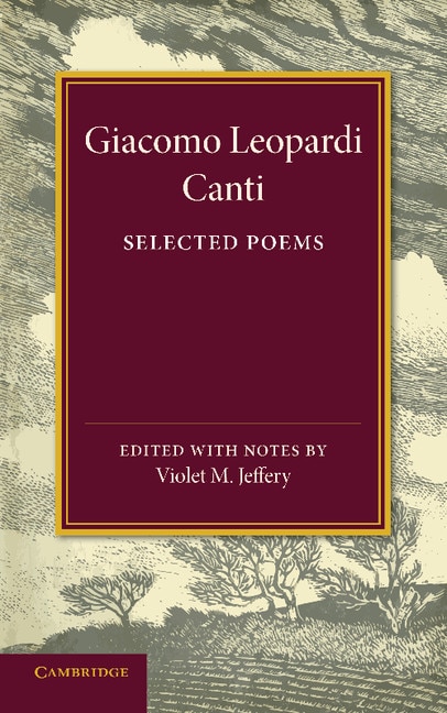 Front cover_Giacomo Leopardi: Canti