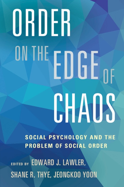 Front cover_Order On The Edge Of Chaos