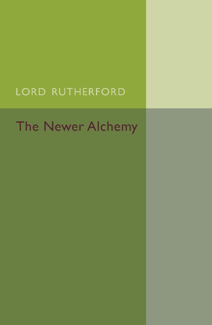 Front cover_The Newer Alchemy