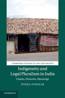 Front cover_Indigeneity And Legal Pluralism In India