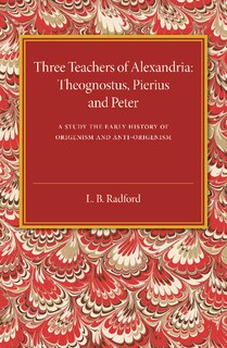 Front cover_Three Teachers Of Alexandria
