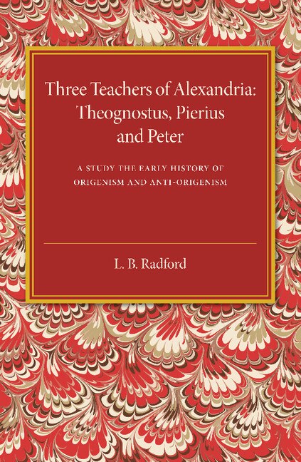 Front cover_Three Teachers Of Alexandria