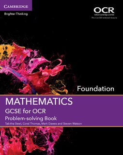 Front cover_Gcse Mathematics For Ocr Foundation Problem-solving Book