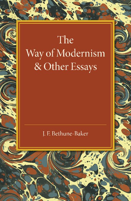 Couverture_The Way Of Modernism And Other Essays