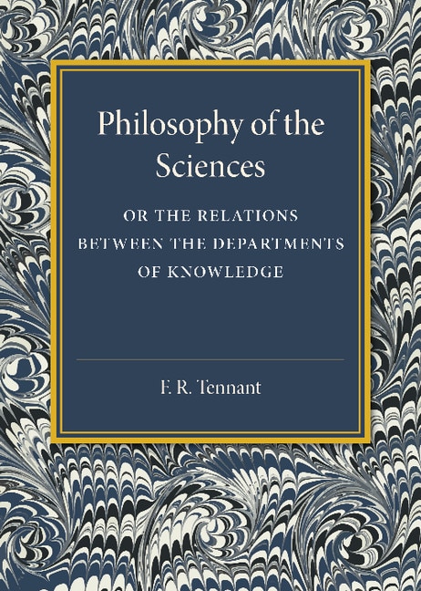 Couverture_Philosophy Of The Sciences