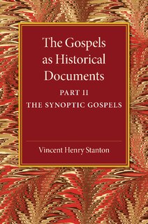 Couverture_The Gospels As Historical Documents, Part 2, The Synoptic Gospels